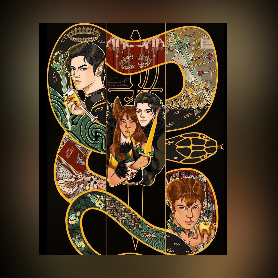 Fanart de Jude y Cardan conceptual